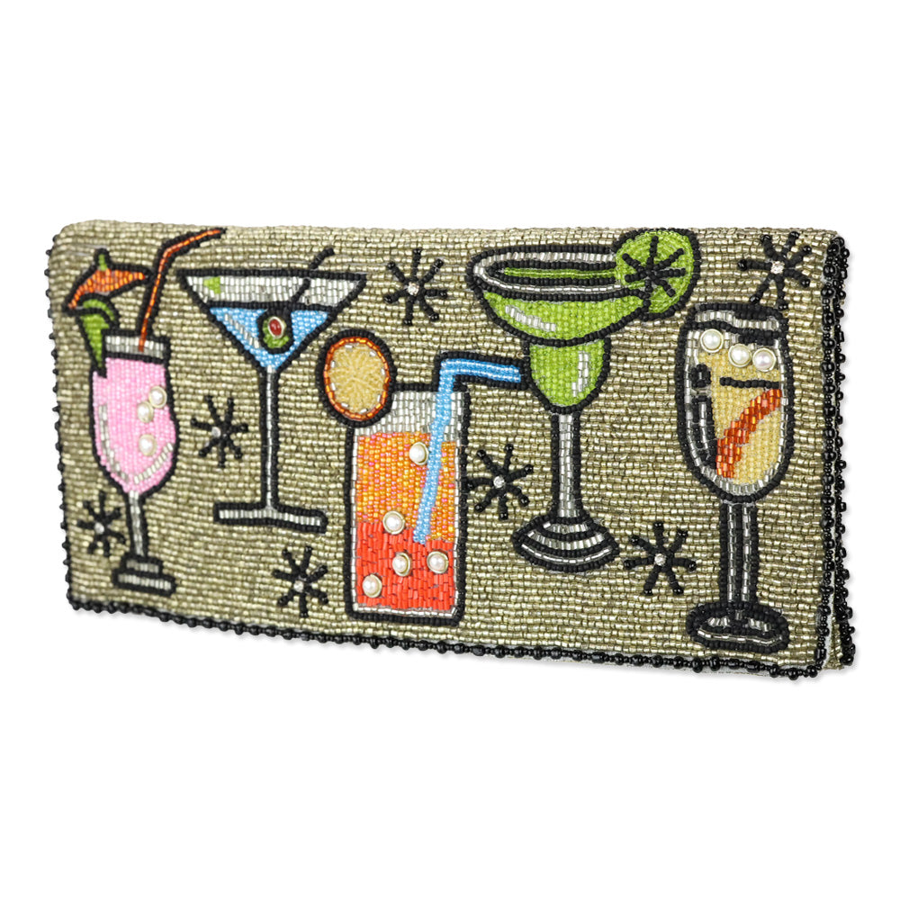 Mary Frances Beaded Cocktail Hour Clutch