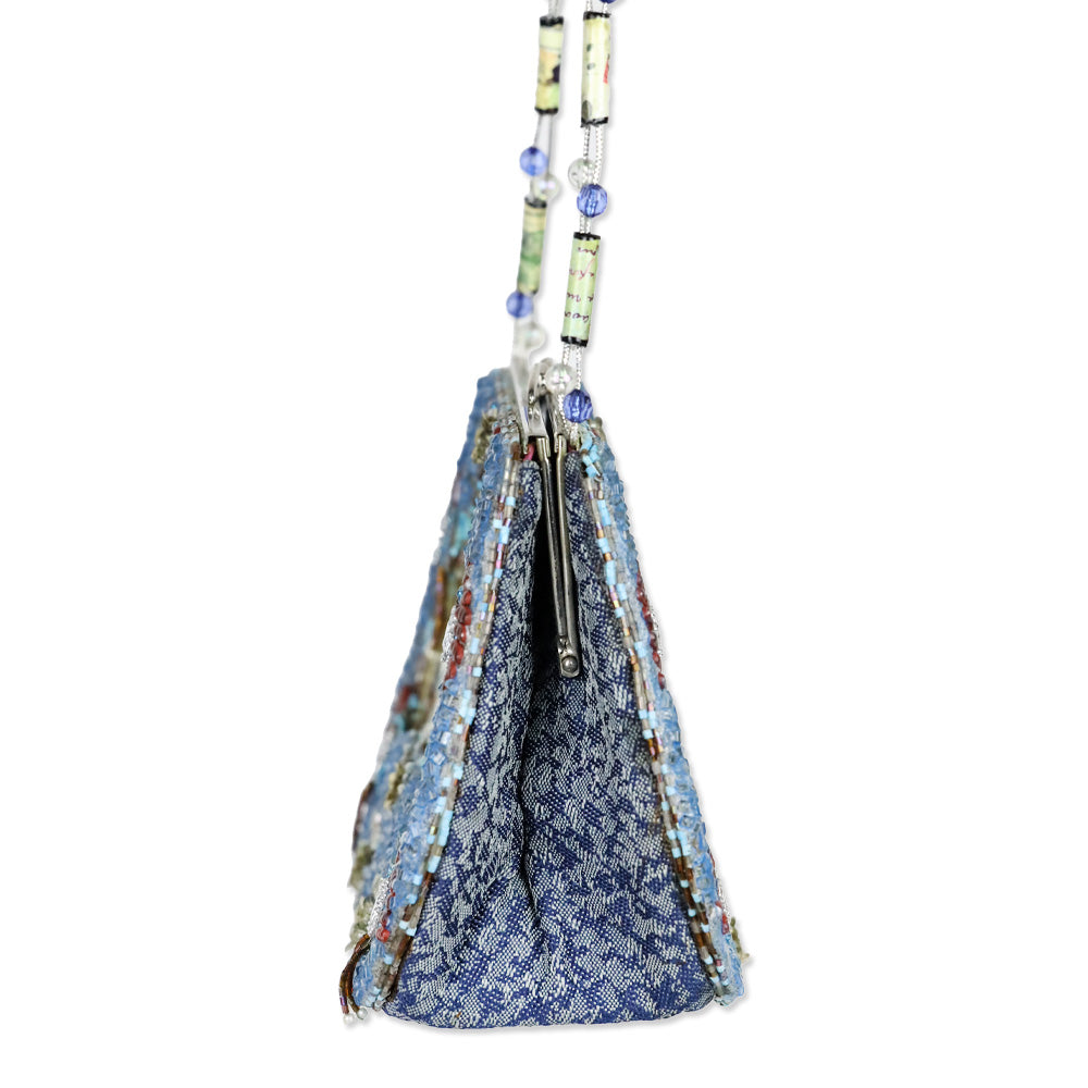 Mary Frances French Connection Beaded Shoulder Bag