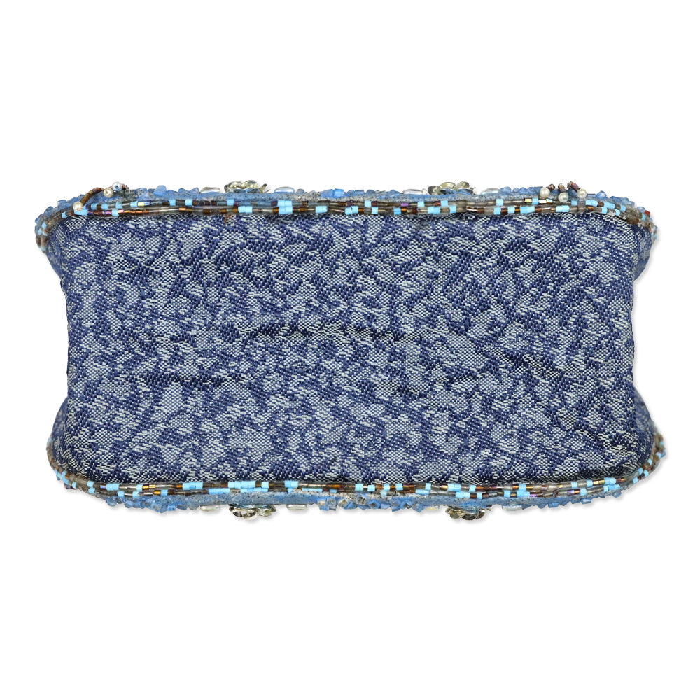 Mary Frances French Connection Beaded Shoulder Bag