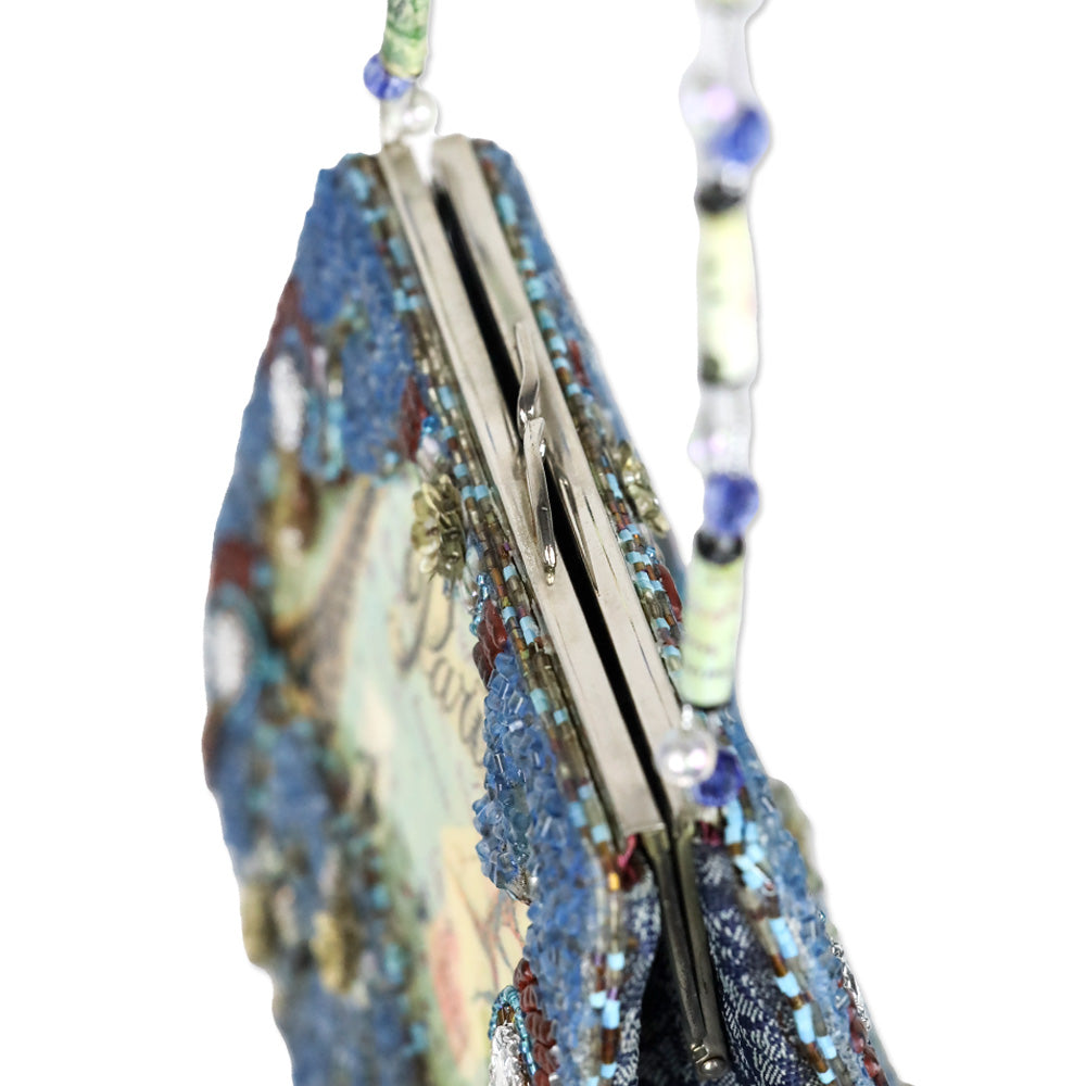 Mary Frances French Connection Beaded Shoulder Bag