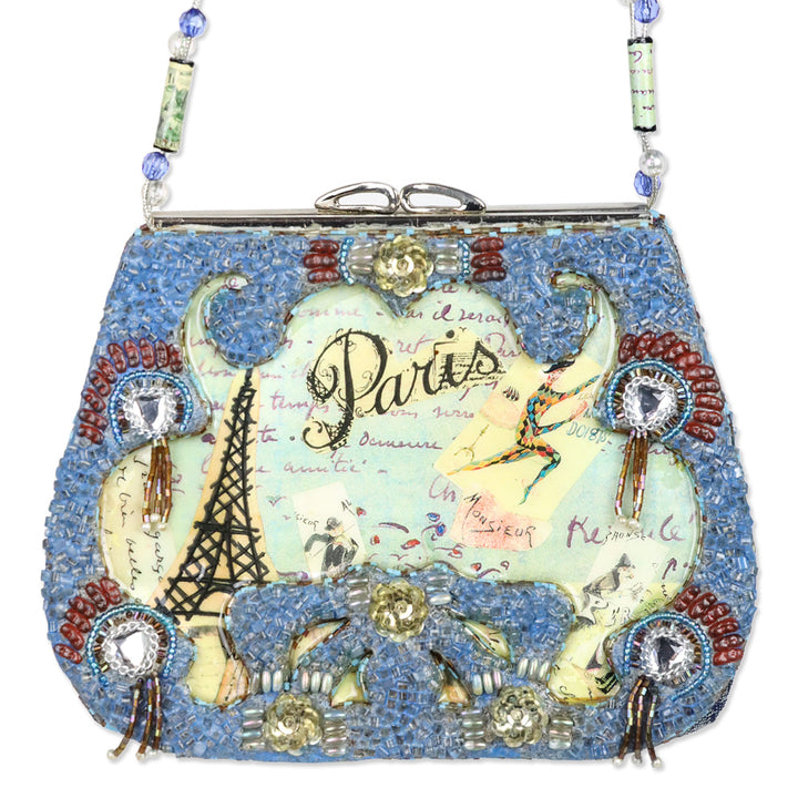 Mary Frances French Connection Beaded Shoulder Bag