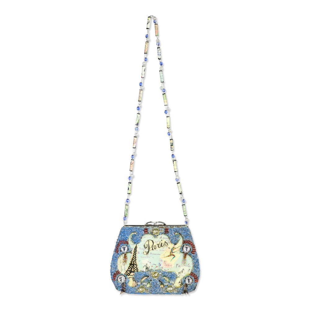 Mary Frances French Connection Beaded Shoulder Bag