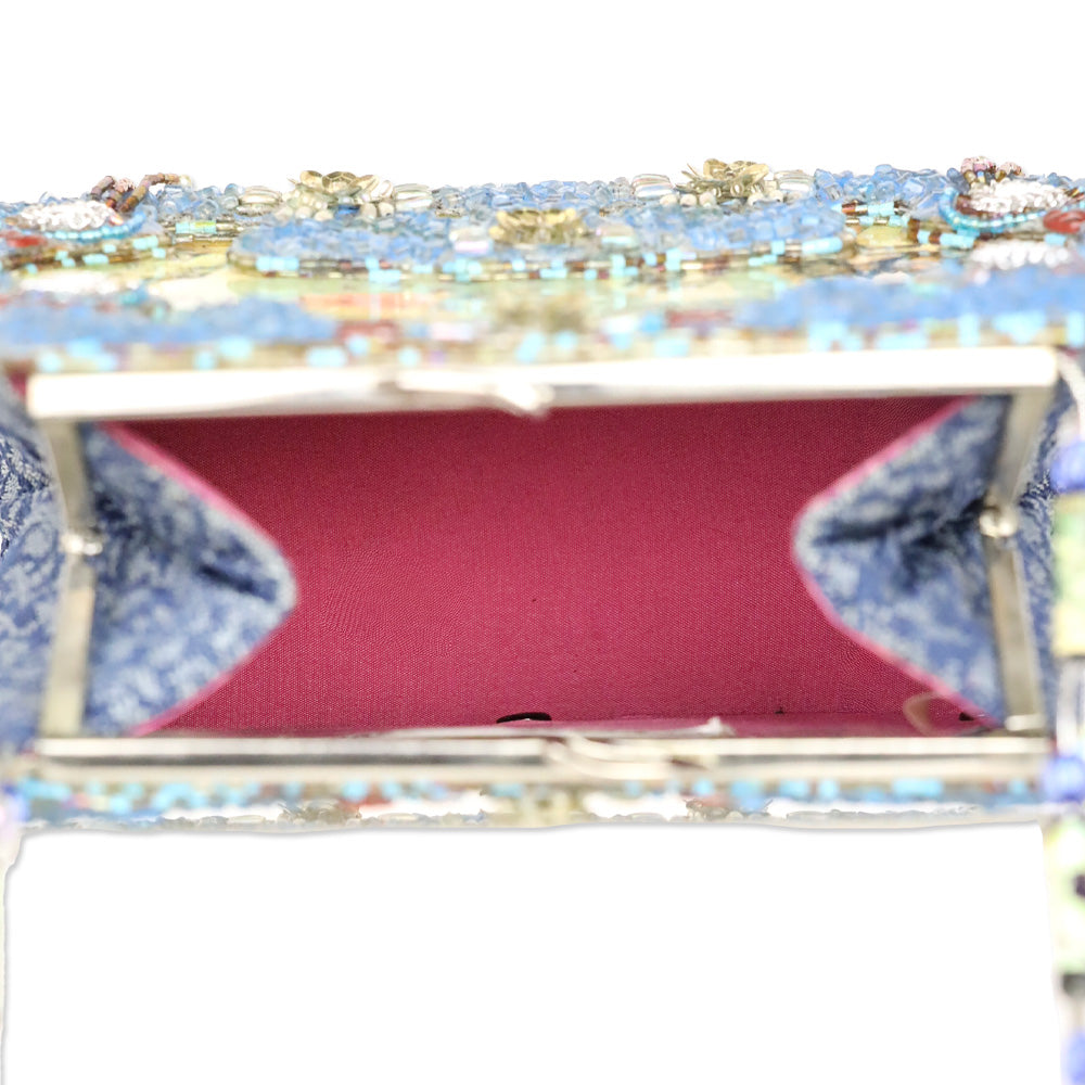 Mary Frances French Connection Beaded Shoulder Bag