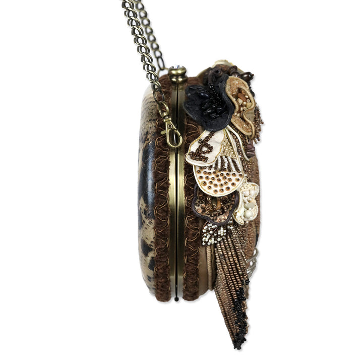 Mary Frances Hear Me Roar Frame Handbag