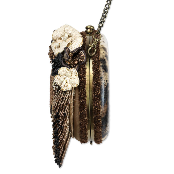 Mary Frances Hear Me Roar Frame Handbag
