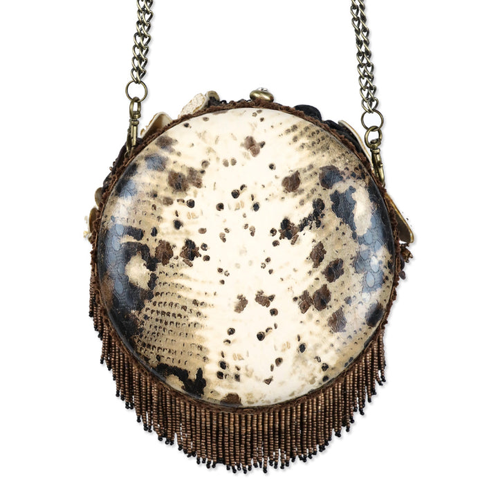 Mary Frances Hear Me Roar Frame Handbag