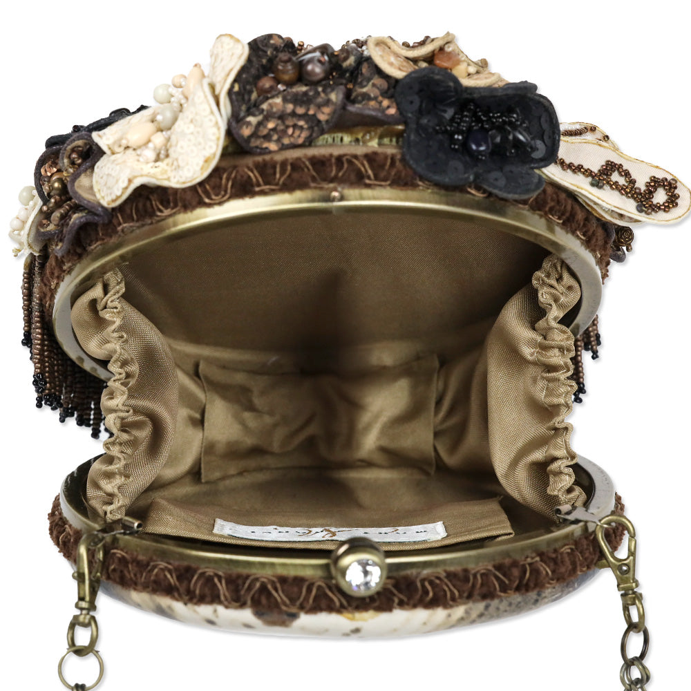 Mary Frances Hear Me Roar Frame Handbag