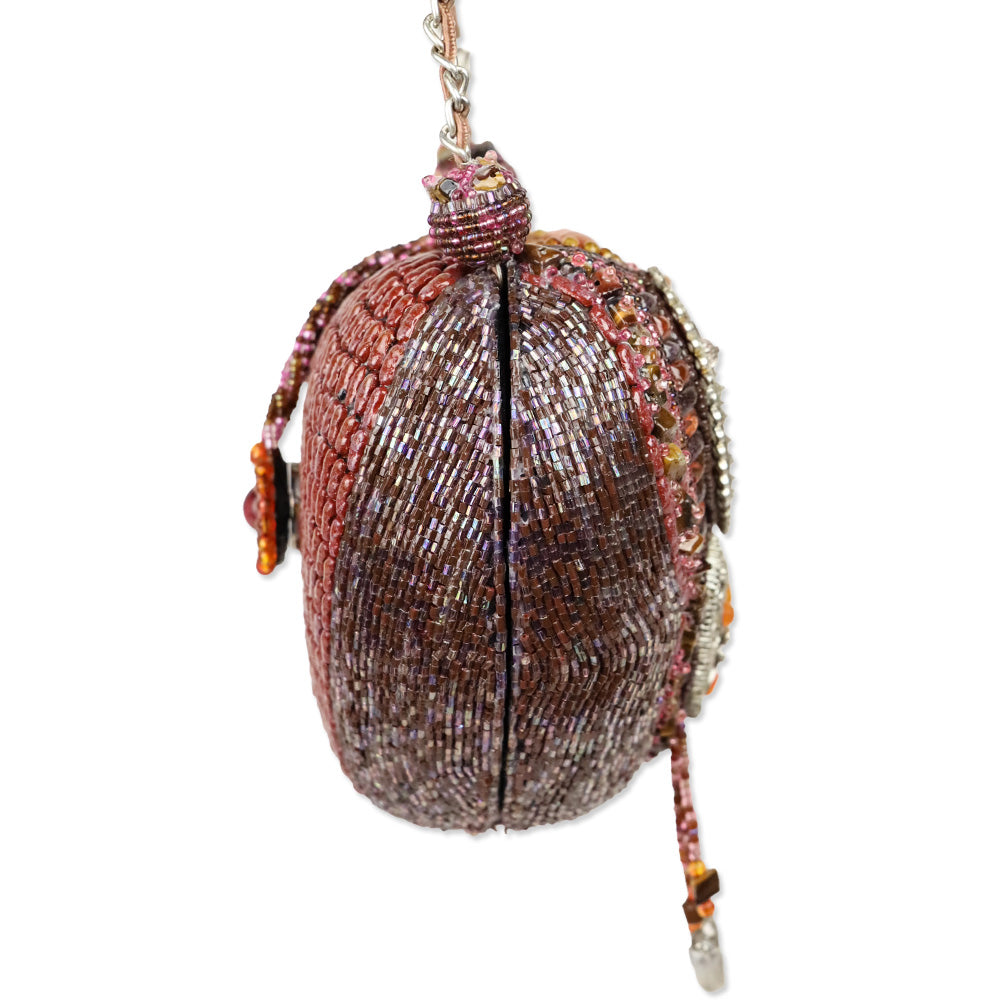 Mary Frances Razzle Dazzle Heart Beaded Handbag