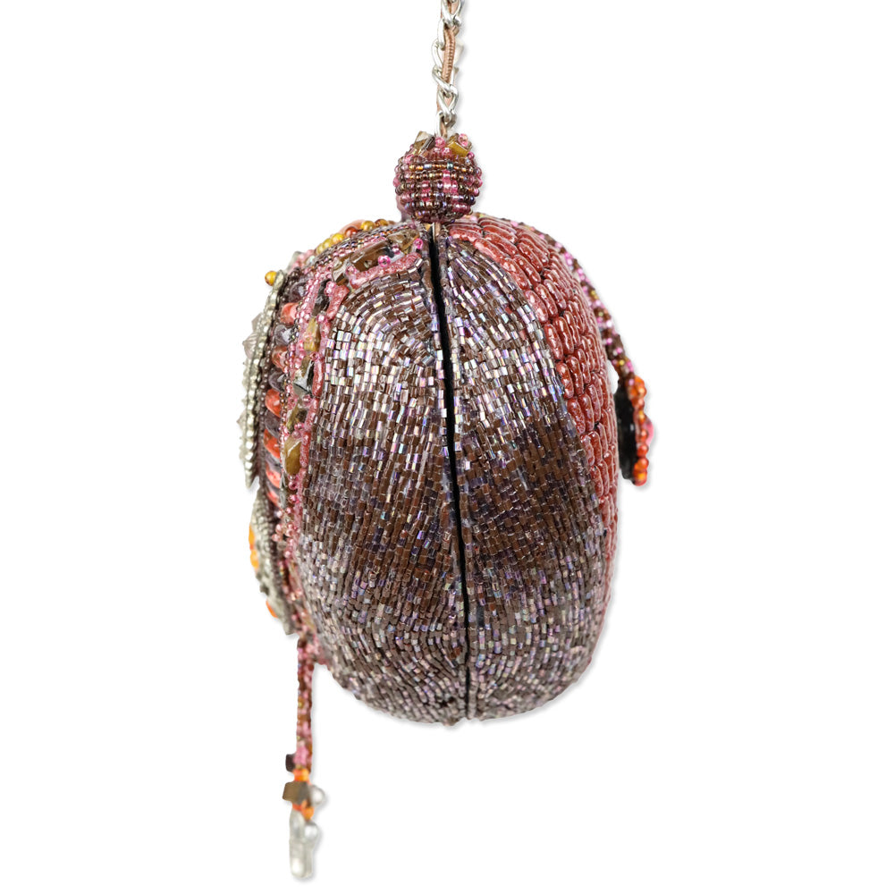 Mary Frances Razzle Dazzle Heart Beaded Handbag