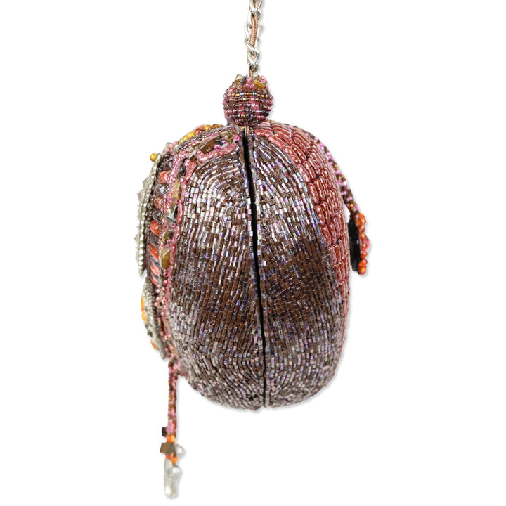 Mary Frances Razzle Dazzle Heart Beaded Handbag