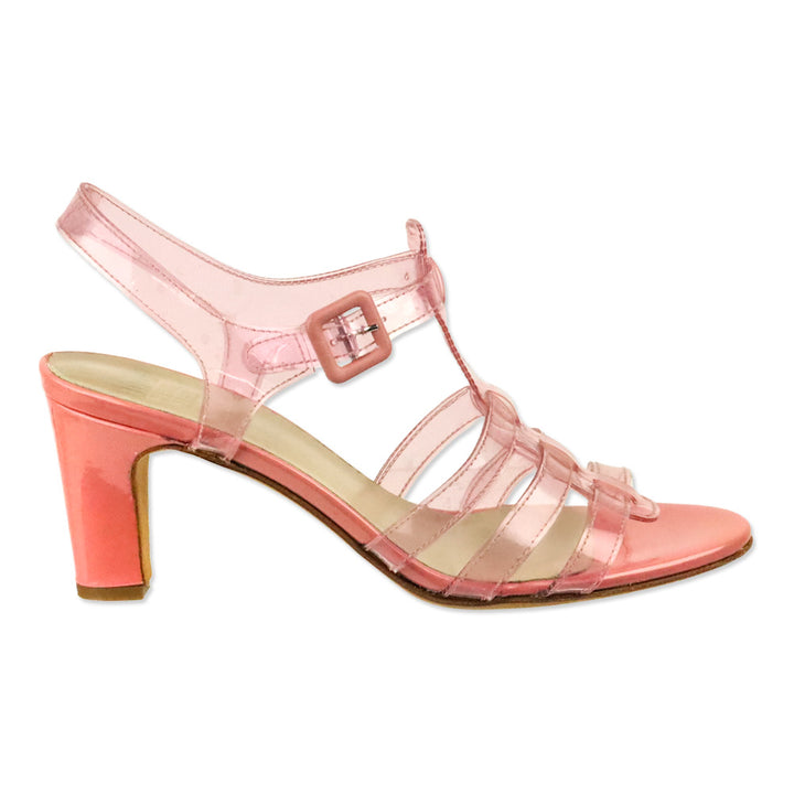 Maryam Nassir Zadeh Pink Translucent PVC Paros Sandal