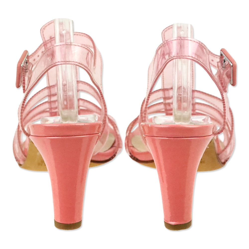Maryam Nassir Zadeh Pink Translucent PVC Paros Sandal