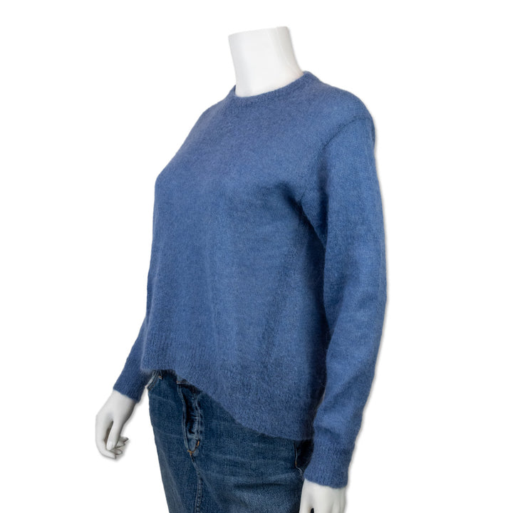 Max Mara Blue Knit Crewneck Sweater