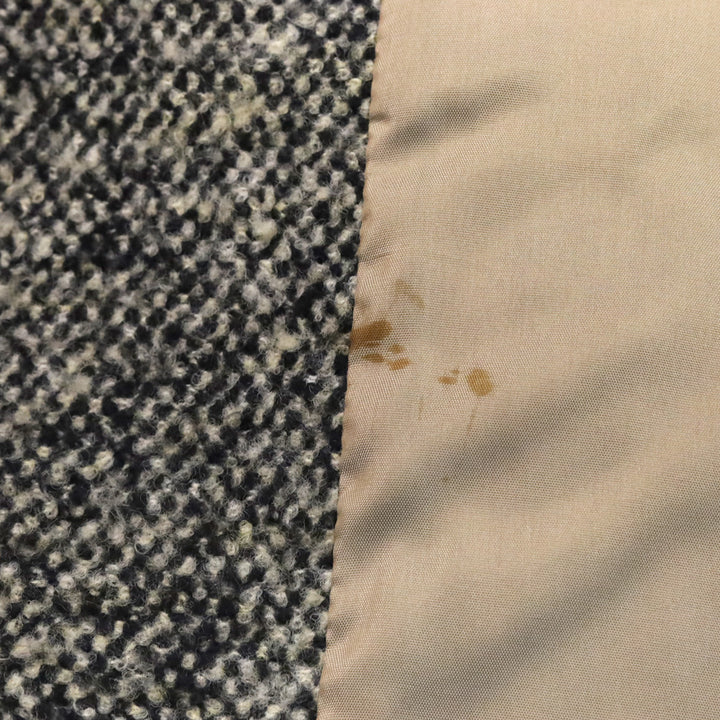 MaxMara Brown/Black Wool Tweed Coat