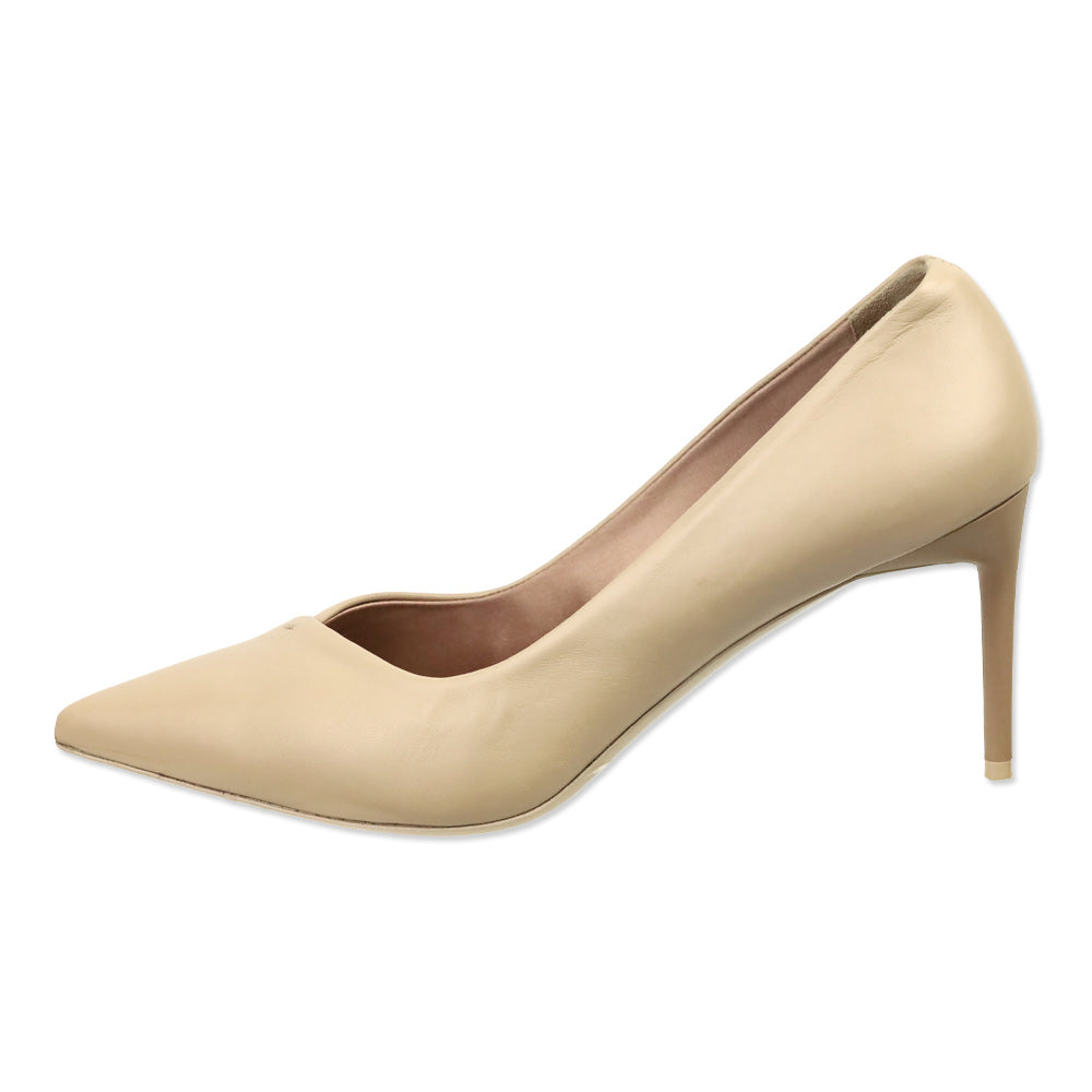 Max Mara Powder Nappa Leather Phyllis Court Pumps