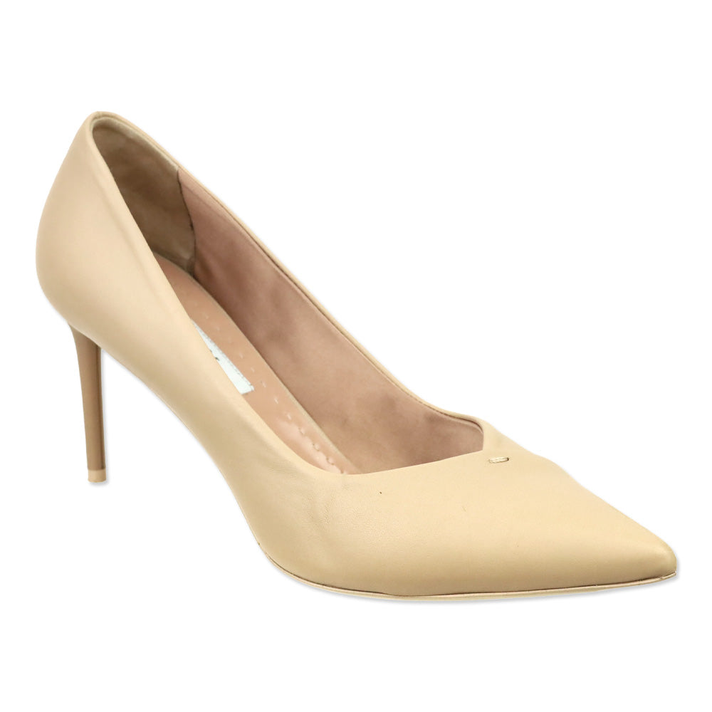 Max Mara Powder Nappa Leather Phyllis Court Pumps