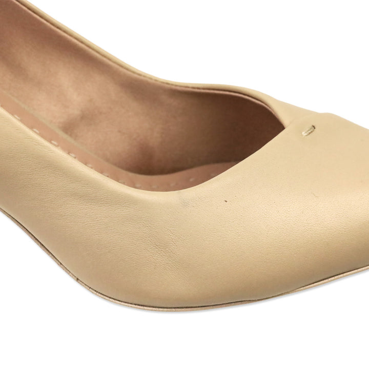 Max Mara Powder Nappa Leather Phyllis Court Pumps