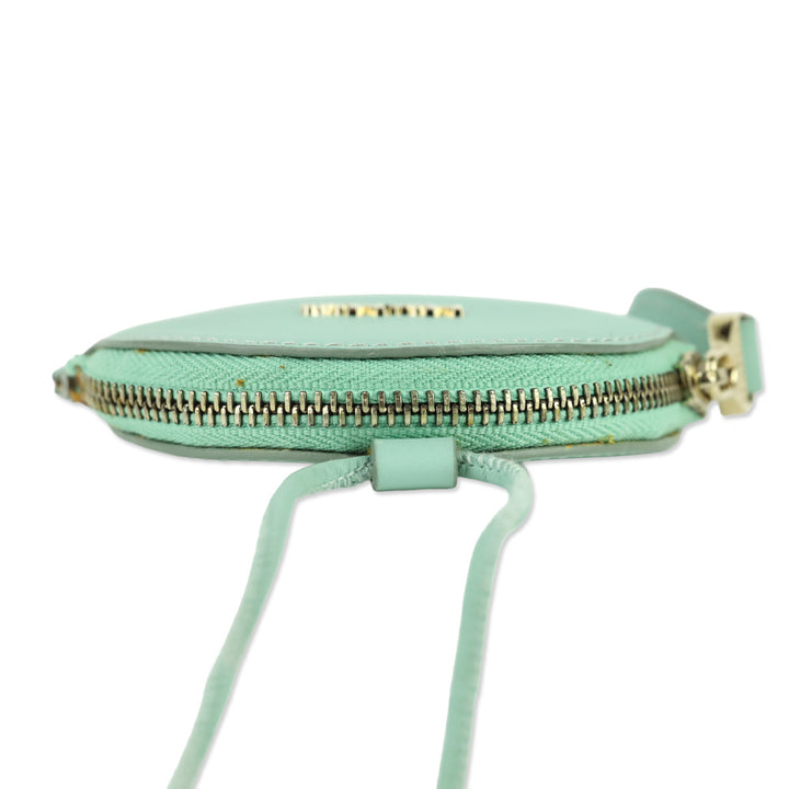 Max Mara Verde Acqua Destino Round Neck Coin Purse