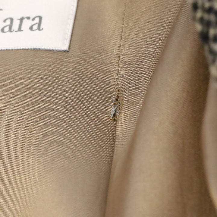 MaxMara Brown/Black Wool Tweed Coat