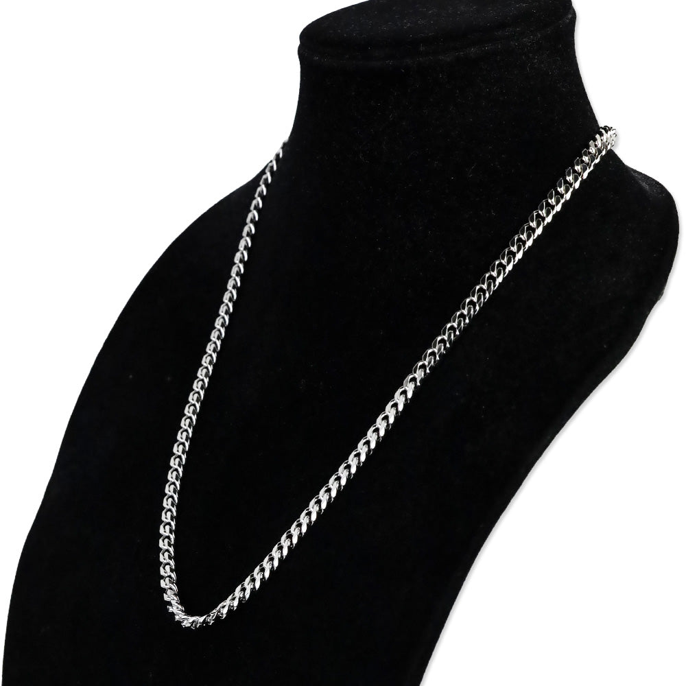 Melinda Maria Silver-Tone Cuban Chain Link Necklace