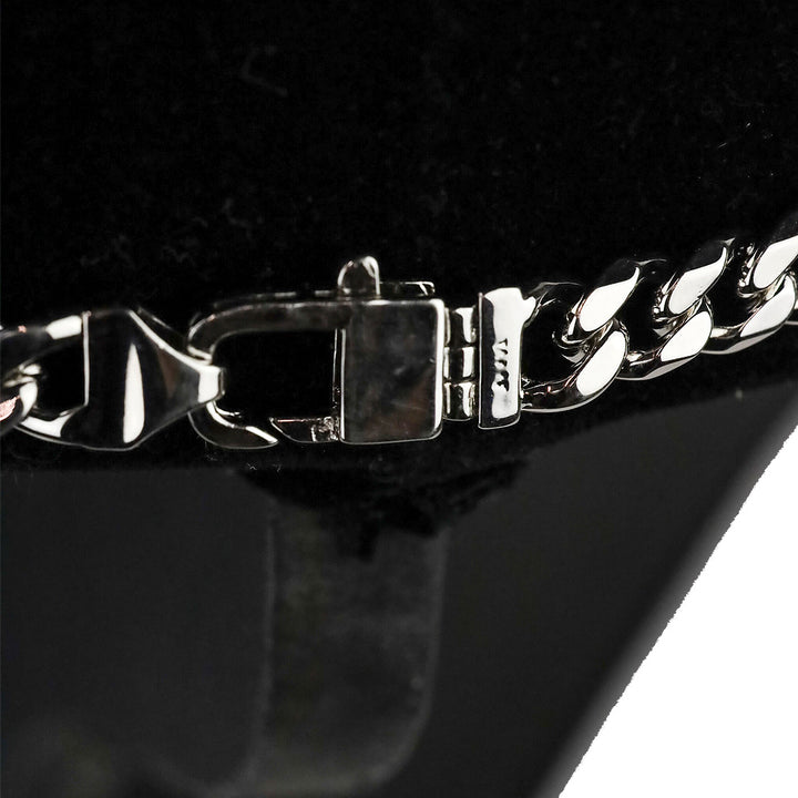 Melinda Maria Silver-Tone Cuban Chain Link Necklace