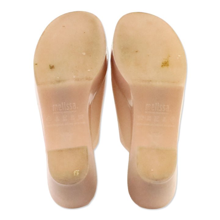Melissa Pink Jelly Mule Hype Sandals