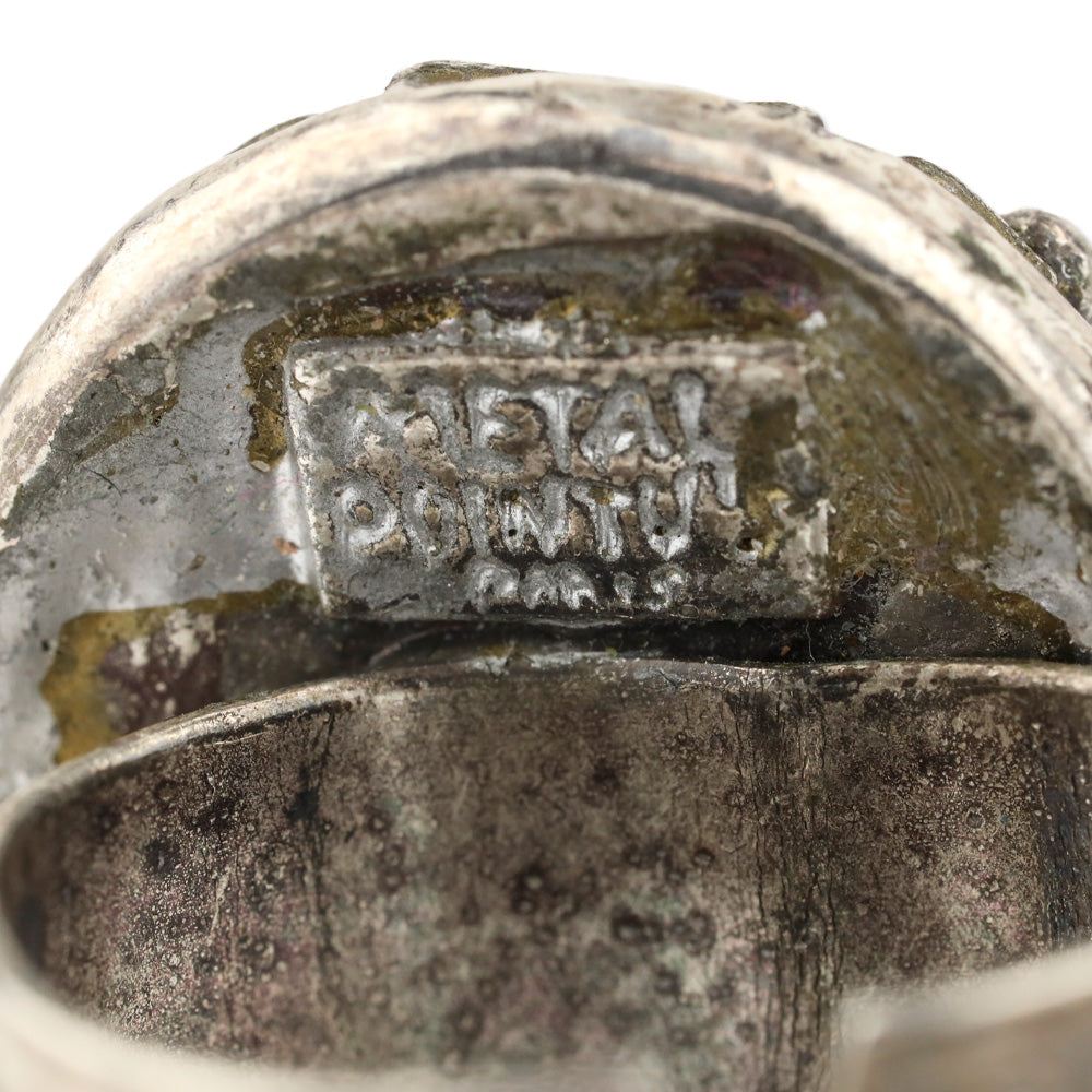 Metal Pointu's‎ Paris Vintage Women Painting Oval Frame Ring