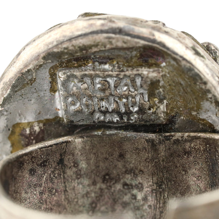 Metal Pointu's‎ Paris Vintage Women Painting Oval Frame Ring