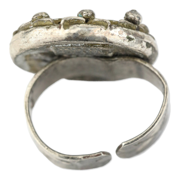 Metal Pointu's‎ Paris Vintage Women Painting Oval Frame Ring