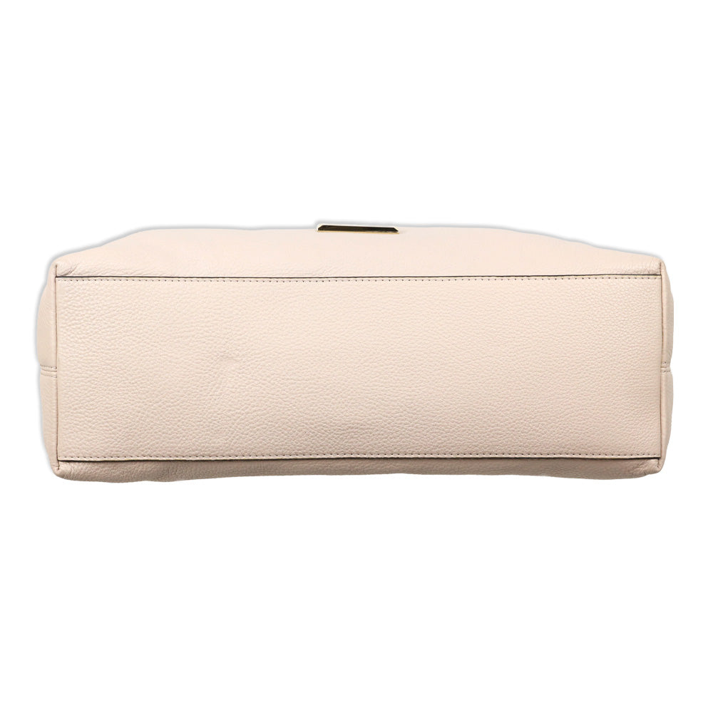 Michael Kors Lexington Large Soft Pink Pebbled Leather Shoulder Bag