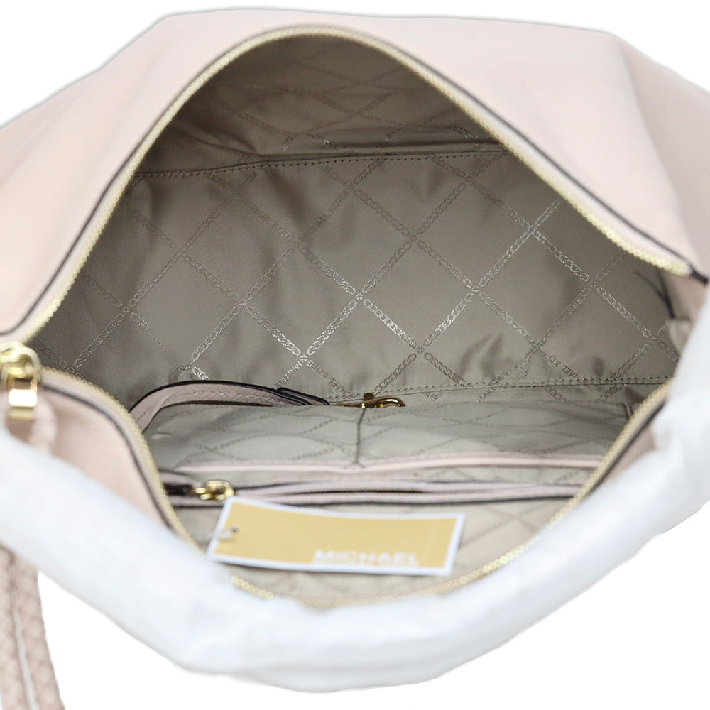 Michael Kors Lexington Large Soft Pink Pebbled Leather Shoulder Bag