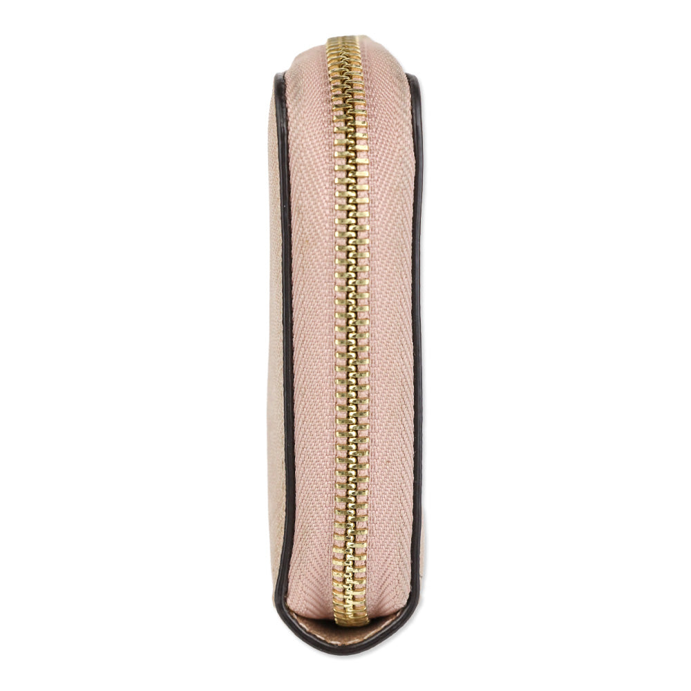 Michael Kors Rose Gold Large Saffiano Leather Smartphone Wristlet