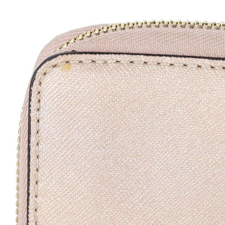 Michael Kors Rose Gold Large Saffiano Leather Smartphone Wristlet
