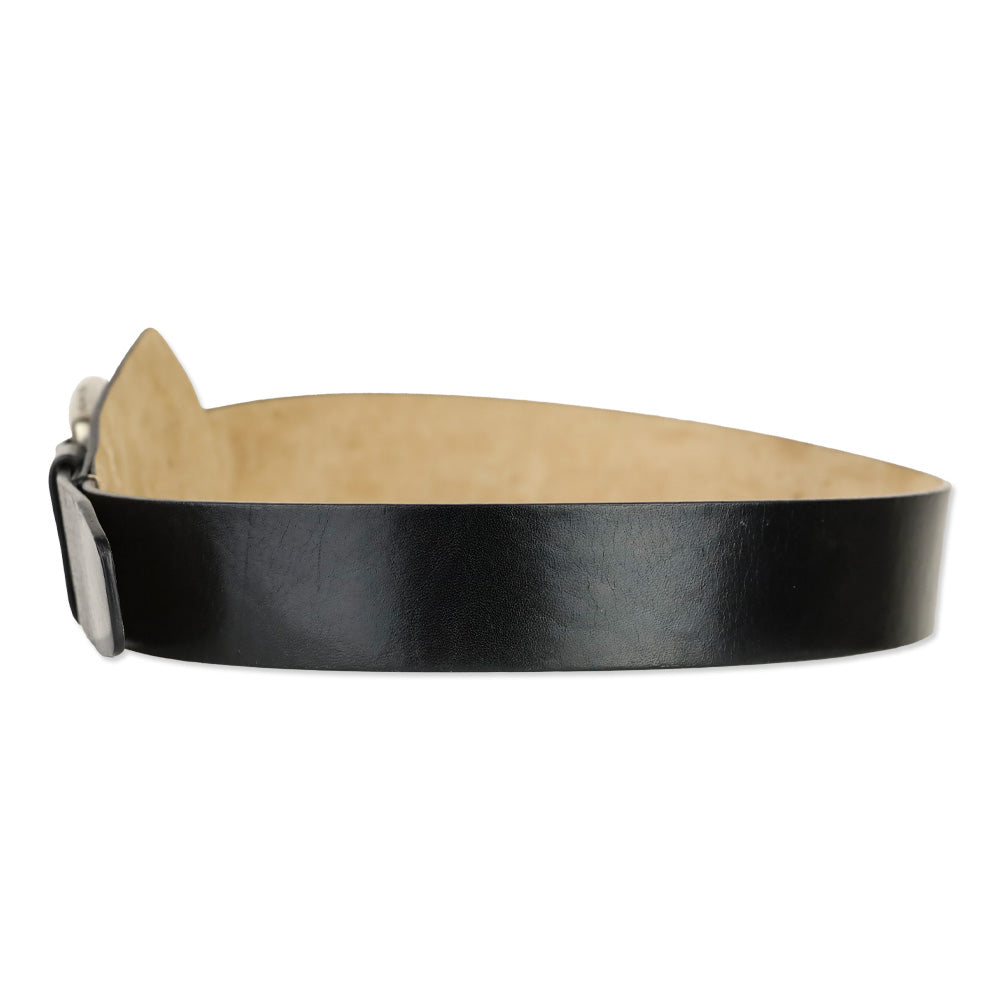 Michael Kors Wide Black Leather Belt