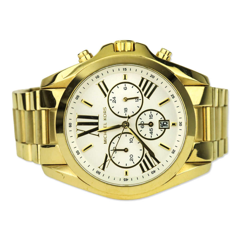 Micheal Kors Bradshaw Chronograph Gold-Tone Watch