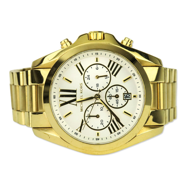 Micheal Kors Bradshaw Chronograph Gold-Tone Watch