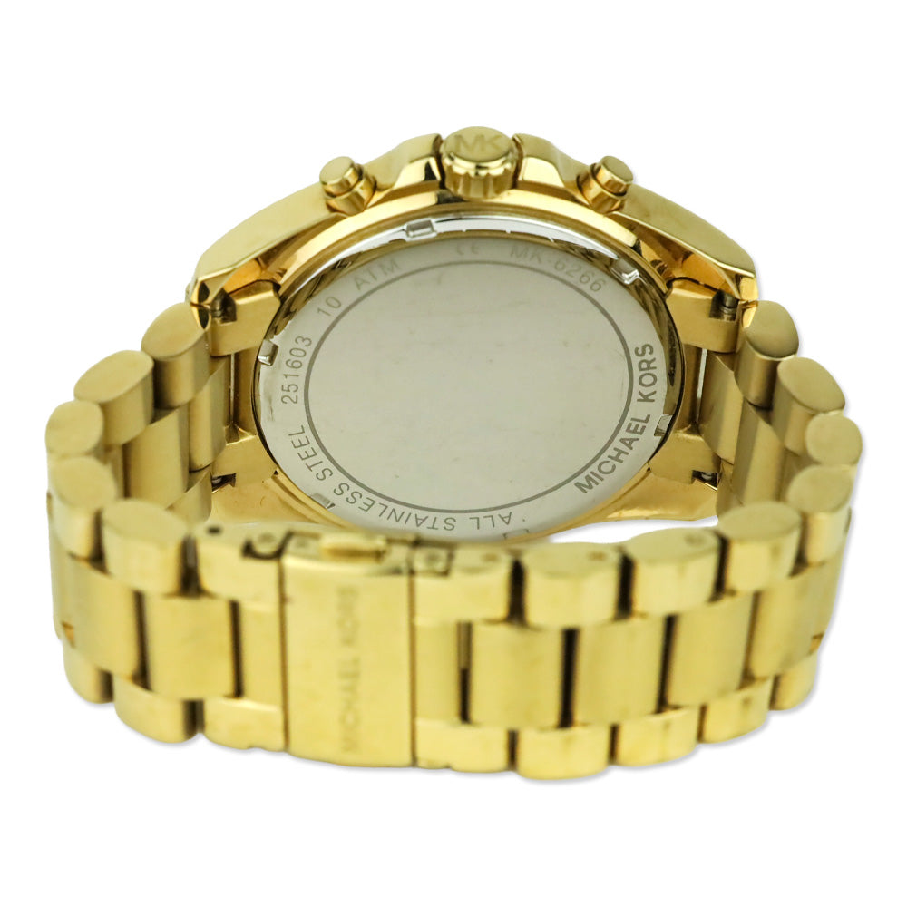 Micheal Kors Bradshaw Chronograph Gold-Tone Watch