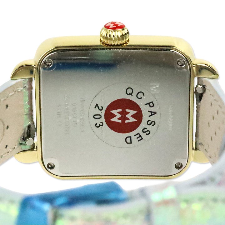 Michele Deco Sport Two-Tone Topaz Dial Watch