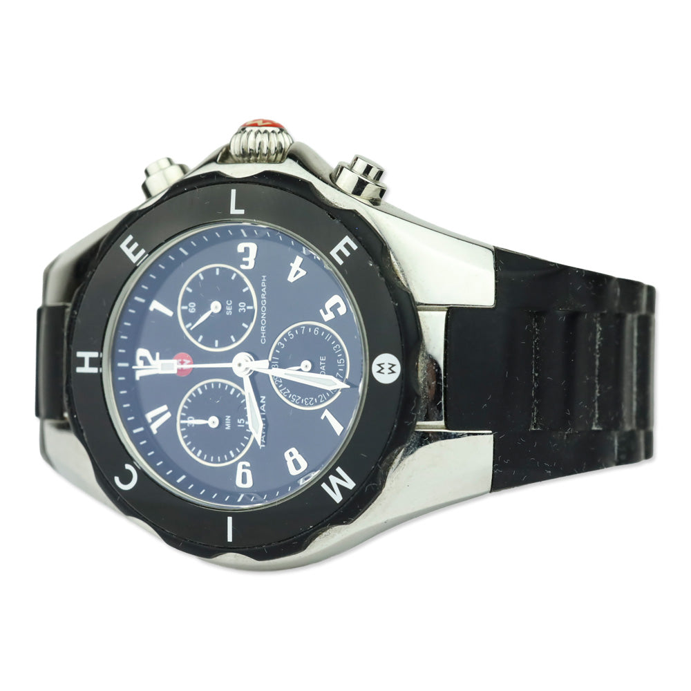 Michele MWW12F000002 Black Jelly Bean Tahitian Watch