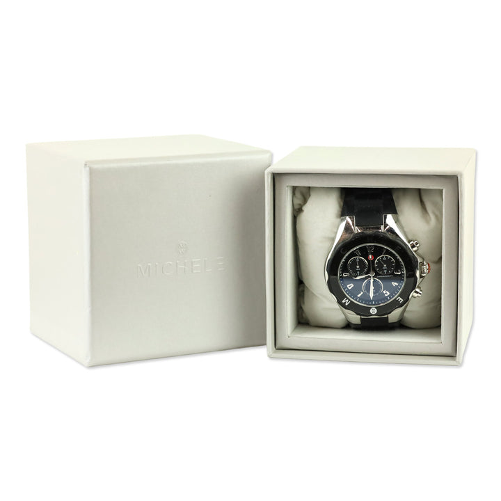 Michele MWW12F000002 Black Jelly Bean Tahitian Watch