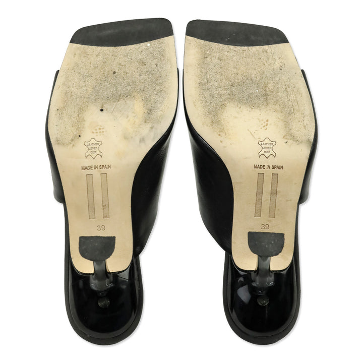 Miista Black Miri Mule Sandals