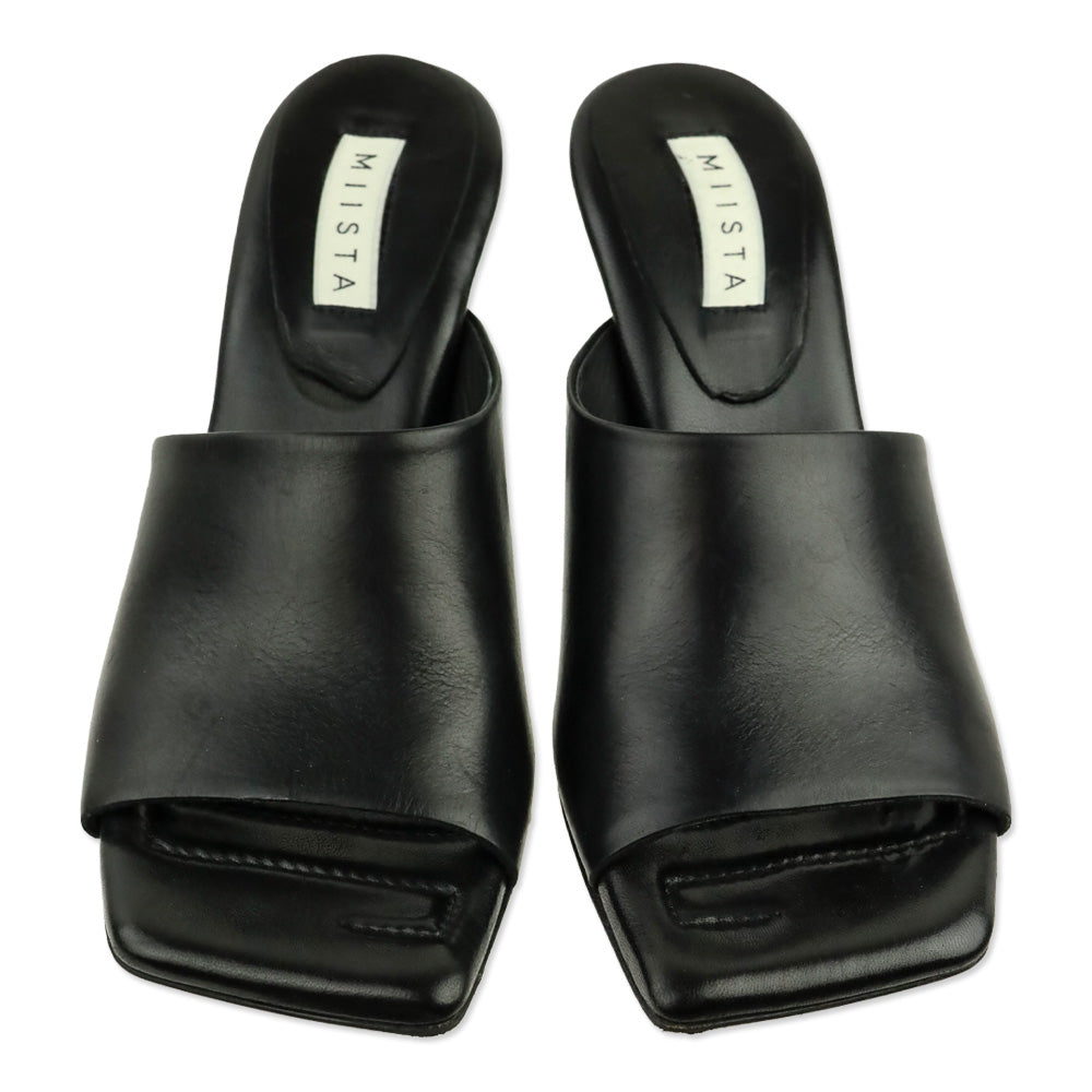 Miista Black Miri Mule Sandals