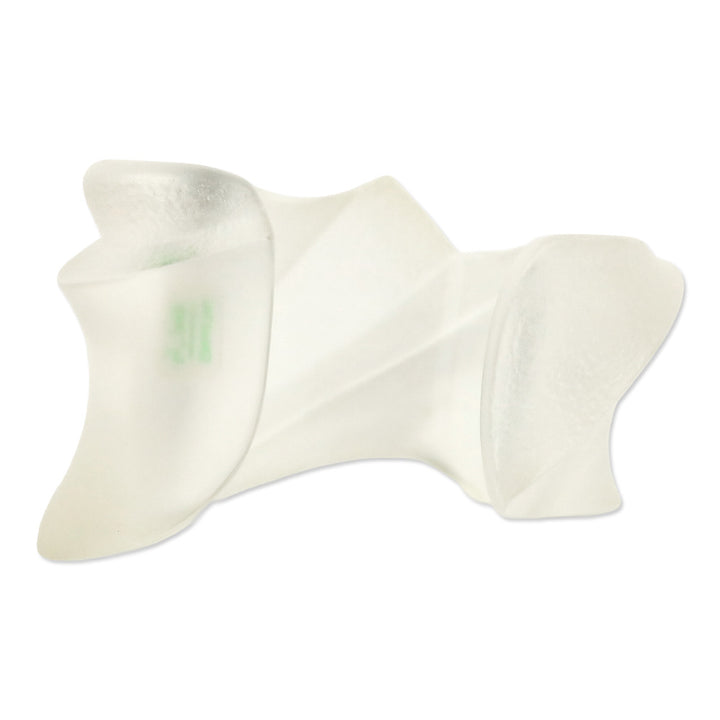 Mikal Jon Bayanihan Modernist Twisted Frosted Lucite Cuff