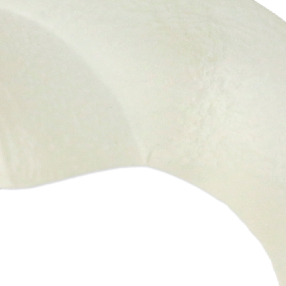 Mikal Jon Bayanihan Modernist Twisted Frosted Lucite Cuff