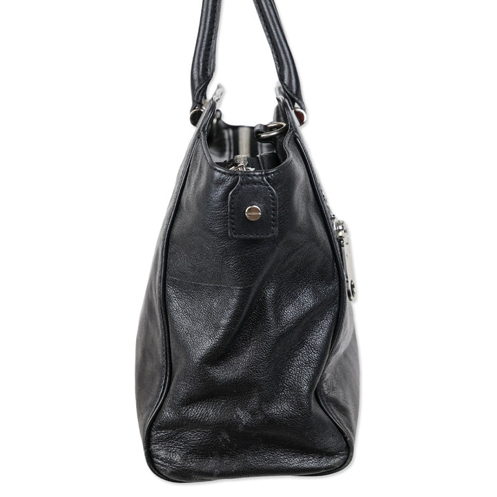Milly Black Leather Tote
