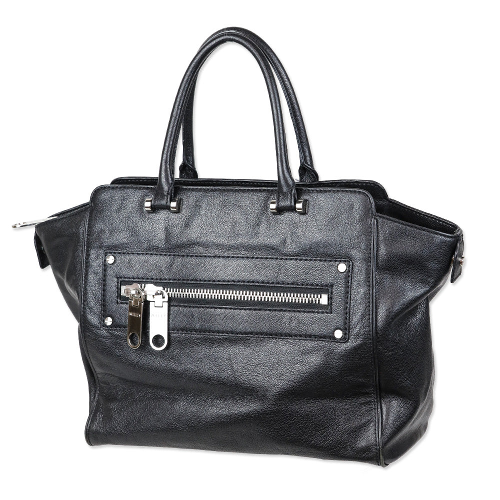 Milly Black Leather Tote