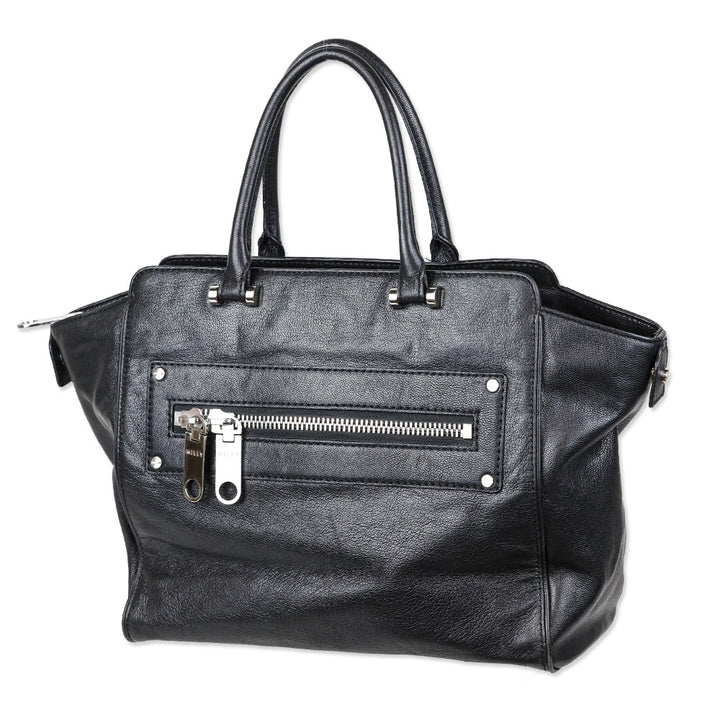 Milly Black Leather Tote