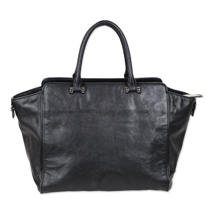 Milly Black Leather Tote