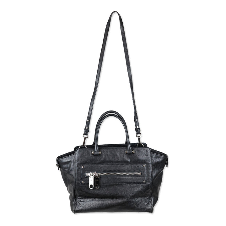 Milly Black Leather Tote