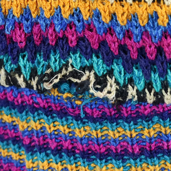 Missoni Multicolor Stripe Knit V-Neck Sweater Vest